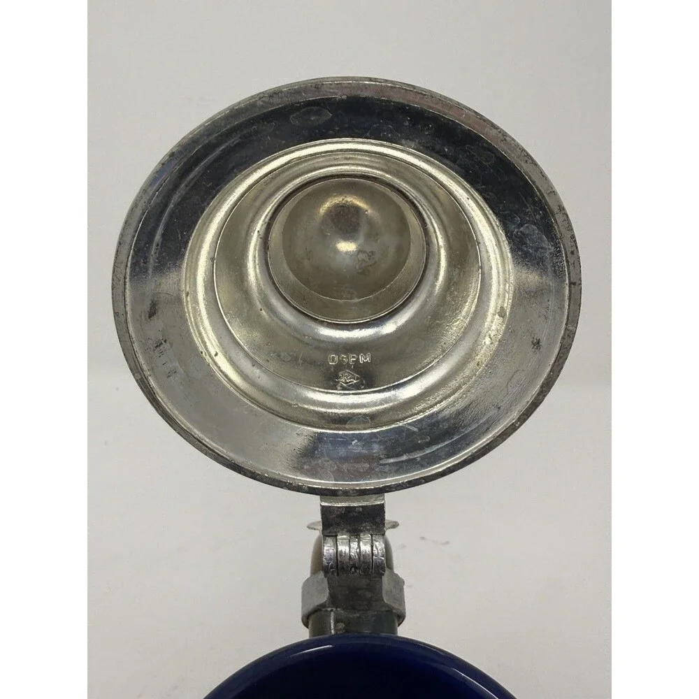 Gerz Gerzit West Germany Cold War Era Pretzel Handle Beer Stein Pewter Lid